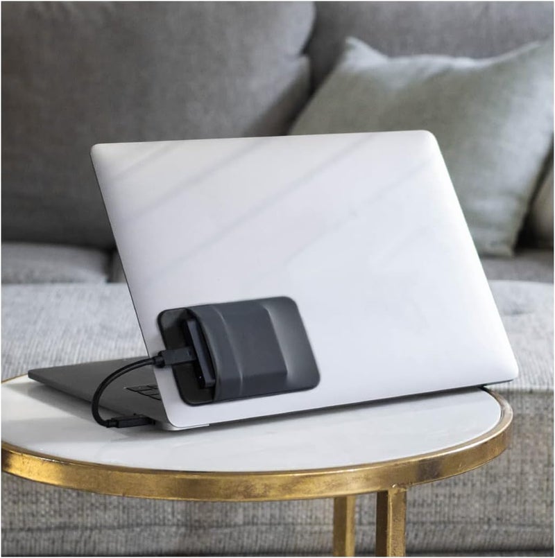 Slipdrive حافظة قرص صلب محمولة للكمبيوتر المحمول - قرص صلب SSD - لاصق قابل لإعادة الاستخدام - حافظة حمل خارجية للقرص الصلب - حقيبة جيب (صغيرة، سوداء) - Image 3
